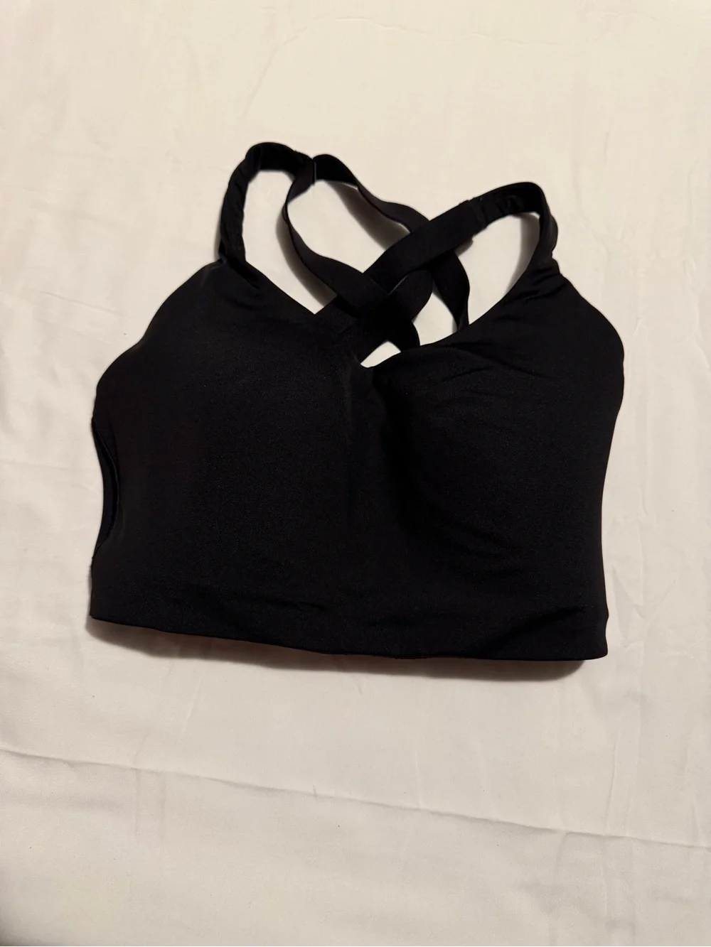 lululemon athletica Black Crisscross Strappy Sports Bra